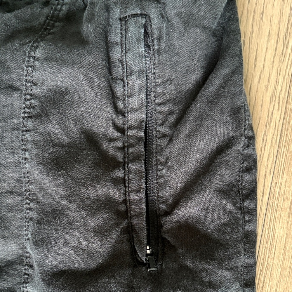 Athleta Charcoal Elastic Waist Shorts - Picture 6 of 9